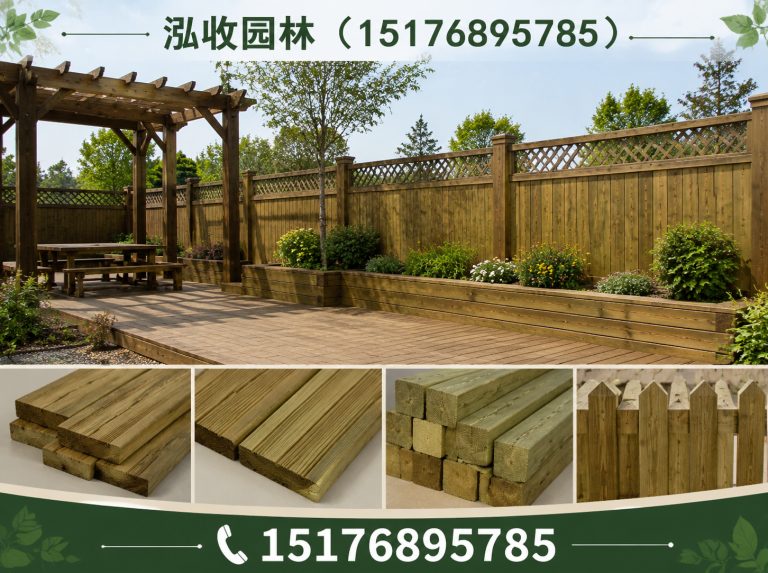 榆林京津冀防腐木工程展示图